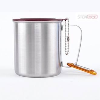 올스텐뚜껑등산컵 260ml
