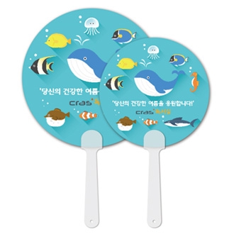 반달팬시자루부채(원형-15~18cm)