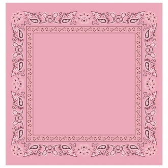 꽃사각테두리 나염손수건50x50(30수)