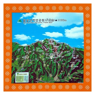 지도스카프(50x50)-팔공산