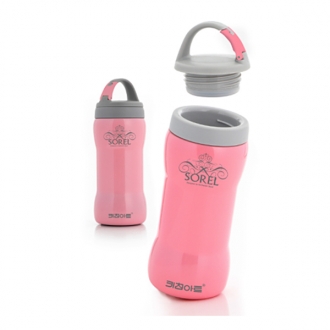 키친아트 클립형 덤벨 보온,보냉 물병 280ml