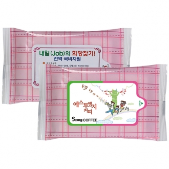 체크핑크 물티슈