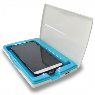 핸드폰 살균기 화이트/블루(USB)