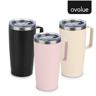 오밸류 프리미엄 데일리 이중진공 스텐머그 텀블러 600ml