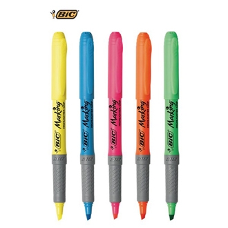 [BIC] 빅 마킹 하이라이터 그립 형광펜