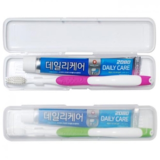 2080치약 국산미세모칫솔 세트