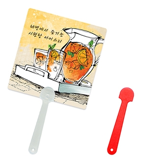 사각팬시(2컬러) 부채