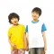 아동용 20수 배색반팔티
