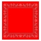 꽃사각테두리 나염손수건50x50(30수)