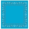꽃사각테두리 나염손수건50x50(30수)