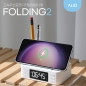 ALIO 2세대 폴딩2 거치형 15W 고속무선충전&LED시계