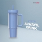 스텐락 올웨이즈 텀블러(블루)+빨대 SET 930ml(아이스전용)